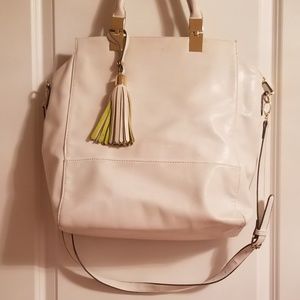 White Faux-leather Bag